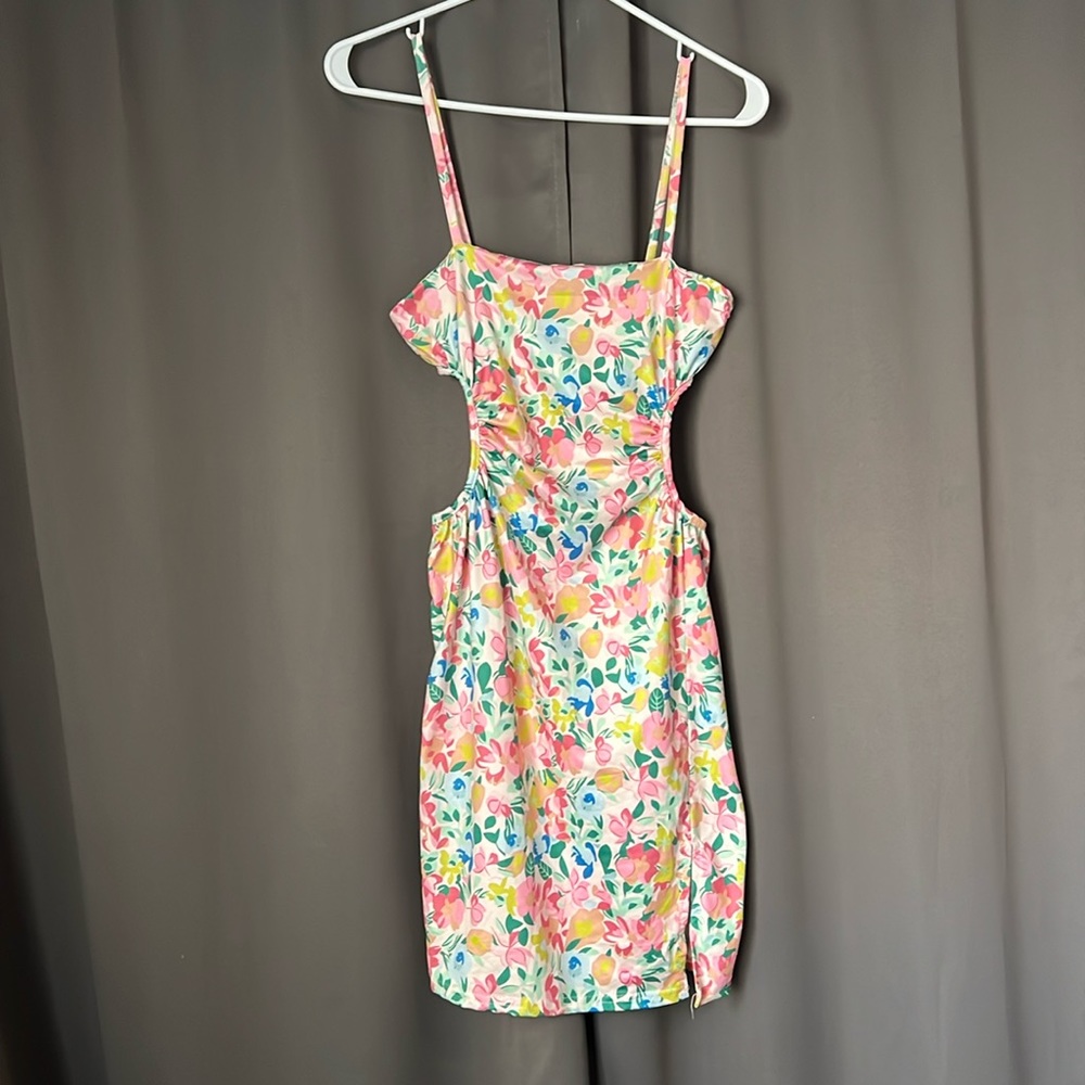 Silky spring dress